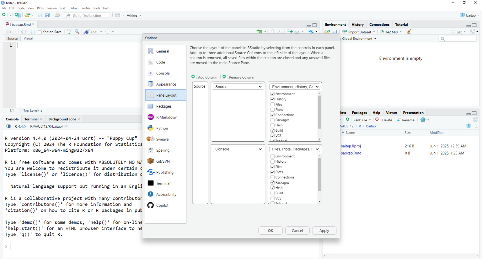 Hướng dẫn cách tạo file R Markdown – TỰ HỌC R